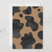 ホーリーカウー誕生日招待状 |牛のパーティー 招待状 (裏面)