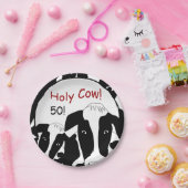 ホーリーカウー誕生日紙プレート ペーパープレート (パーティー)