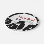 ホーリーカウー誕生日紙プレート ペーパープレート (アングル)