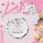 ホーリーカウー誕生日 ペーパープレート (パーティー)