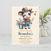 ホーリーカウー誕生日 招待状 (スタンド正面)