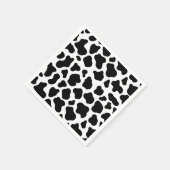 ホーリーカウー誕生日 |牛プリント牛パーティー スタンダードカクテルナプキン (角)