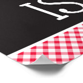 ホーリーカノリパーティーサインイタリアン、テーマ誕生日 ポスター (角)