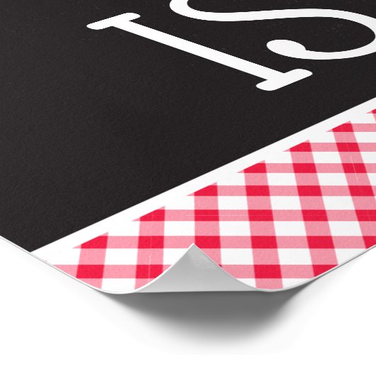 ホーリーカノリパーティーサインイタリアン、テーマ誕生日 ポスター (角)