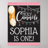 ホーリーカノリパーティーサインイタリアン、テーマ誕生日 ポスター (正面)