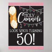 ホーリーカノリパーティーサインイタリアン、テーマ誕生日 ポスター (正面)