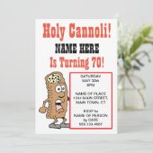 ホーリーカノーリターニング70パーティの招待状 招待状 (スタンド正面)