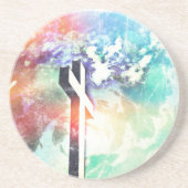 ホーリークロスパステル動揺して コースター (正面)