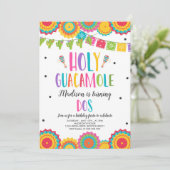 ホーリーグアカモレドス 2歳の誕生日 サボテンパーティー招待状 招待状 (スタンド正面)