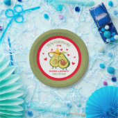 ホーリーグアカモールアボカドベビーシャワー紙プレート ペーパープレート (パーティー)