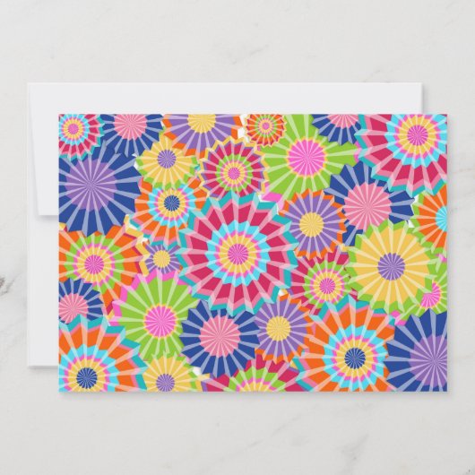 ホーリーグアカモールフィエスタ卒業招待状パーティー 招待状 (裏面)