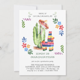 ホーリーグアカモールフィエスタ卒業招待状