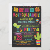 ホーリーグアカモールフィエスタ婚約シャワー招待状 招待状 (正面)