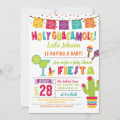 ホーリーグアカモールベビーシャワーフィエスタ招待状 招待状 (正面)