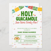 ホーリーグアカモール21ST誕生日フィエスタ 招待状 (正面/裏面)