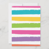 ホーリーグアカモール·フィエスタ双生児シャワー 招待状 (裏面)