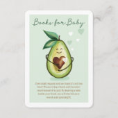 ホーリーグアカモーレかわいい&おもしろいアボカドベビー本 エンクロージャーカード (正面)