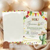 ホーリーグアカモーレアボカドフィエスタ子供の誕生日パーティー 招待状