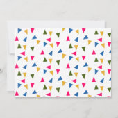 ホーリーグアカモーレフィエスタベイビーシャワーキュートアボカド 招待状 (裏面)