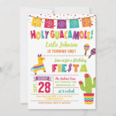 ホーリーグアカモーレ誕生日フィエスタ招待状 - 子供用 招待状 (正面)
