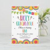 ホーリーグアカモーレ ウノ 1歳の誕生日 サボテンパーティー 招待状 (スタンド正面)