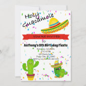 ホーリーグアカモーレ キッズ バースデーパーティー 招待状 (正面)