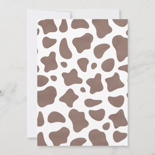 ホーリーコかわいらしウ1歳の誕生日パーティの招待状 招待状 (裏面)