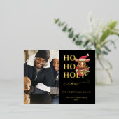 ホーリーコー クリスマス フォト 箔シーズンポストカード (立ち正面)