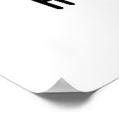 ホーリーシイタケおもしろいマッシュルームパン ポスター (角)