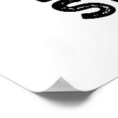 ホーリーシートおもしろい紙パン ポスター (角)