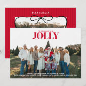 ホーリージョリークリスマス 招待状 (正面/裏面)