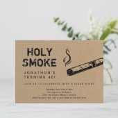 ホーリースモークシガーナイト誕生日退職パーティー 招待状 (スタンド正面)