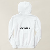 ホーリーデエマーイエスフード付きスウェットシャツ パーカ (デザイン裏面)