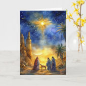 ホーリーナイト出生ウォーター色 カード (黄色い花)