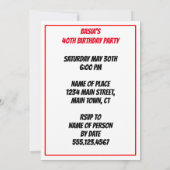 ホーリーピエロギターニング40ポーランド招待状 招待状 (裏面)