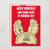 ホーリーピエロギターニング80ポーランド招待状 招待状 (正面/裏面)