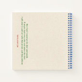 ホーリーファミリーキッチンスパイラルノート ノートブック (裏面)