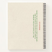 ホーリーファミリーキッチンスパイラルノート ノートブック (裏面)