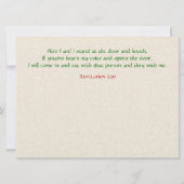 ホーリーファミリーキッチン招待状 招待状 (裏面)