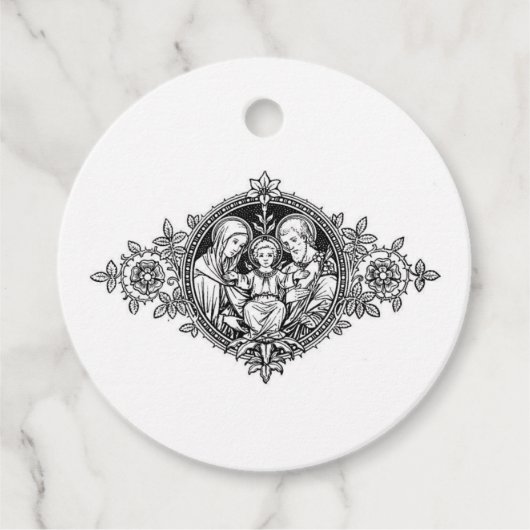 ホーリーファミリーメッセージカード フェイバータグ (正面)