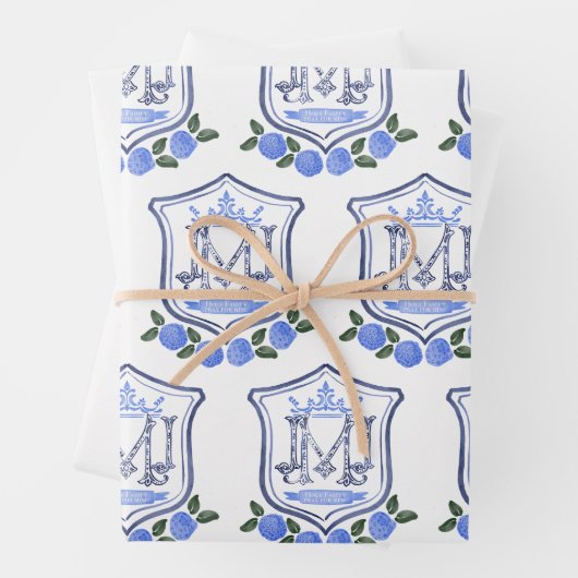 ホーリーファミリーモノグラムラッピング紙 ラッピングペーパーシート (インサイチュ)