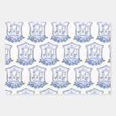 ホーリーファミリーモノグラムラッピング紙 ラッピングペーパーシート (正面)