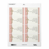 ホーリーファースト金ゴールドゴールデンクロスレースガール ラベル (フルシート)