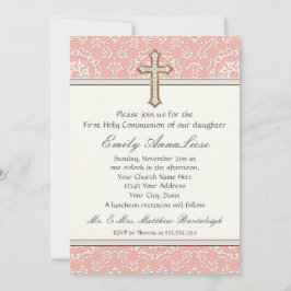 ホーリーファースト金ゴールドゴールデンクロスレースガール 招待状