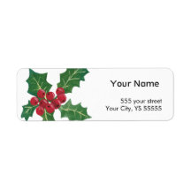 ホーリーベリーと離れスブランチホリデーグラフィック