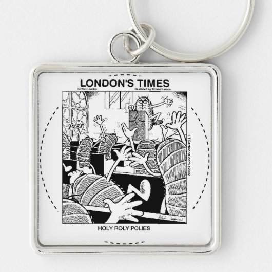 ホーリーポリーおもしろい キーホルダー (正面)