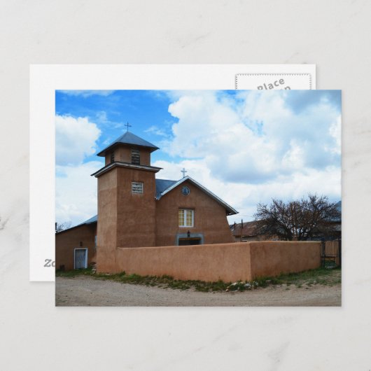 ホーリーロザリー教会, トゥチャス, ニューメキシコ州 ポストカード (正面/裏面)