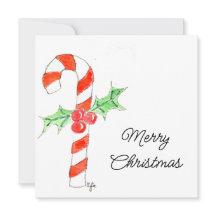 ホーリー付きのキャンディケイン