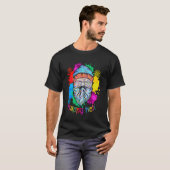 ホーリー祭の色あふれるサングラス Tシャツ (正面フル)