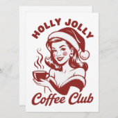 ホーリー・ジョリー・コーヒークラブ 皮肉なクリスマス 辛口ユーモア シーズンカード (正面/裏面)